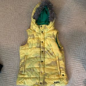 Burton Rancher Puffer Vest in Yellow Camo